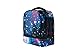 glowintime Kids Galaxy Lunch Bag Insulated Dual Compartment with Bottle Holder 2 Compartments with Shoulder Strap for Boys and Girls