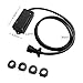 Trailer Wiring Harness Connector with 7 Way Heavy Duty Trailer Cord - 8 Feet 7 Gang Trailer Junction Box for RV,Trailers,Campers,Caravans,Food Vans Etc, Weatherproof