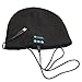 DOLIROX Wireless Bluetooth Knit Hat Music Cap Hands-free Phone Call Answer Ears-free Beanie Hat (Black)