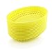 New Star Foodservice 44188 Fast Food Baskets, 9.25 x 6 inch Oval, Set of 12, Yellow