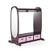 Guidecraft Dress Up Storage – Espresso: Kids' Costume Dresser, Armoire with Rack, Toy Bins and Full Mirror - Playroom Organizer, Children Room Furniture