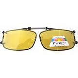 Eyekepper Spring Clip on Sunglasses Driving Yellow