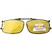 Eyekepper Spring Clip on Sunglasses Driving Yellow