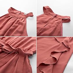 GRACE KARIN Women's Flowy Summer Dress Solid Color