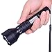 RockFort TAC24-SWAT Military Standard Flashlight in Gift Box, Single Mode, Momentary Switch, Weapons Mountable .50 BMG, Waterproof 30ft