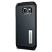 Spigen Tough Armor Galaxy S6 Edge Case with Kickstand and Extreme Heavy Duty Protection and Air Cushion Technology for Galaxy S6 Edge 2015 - Metal Slate