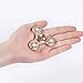 Fidget Spinner Toy, Hand Tri Finger Spinner Metal Stainless Steel Bearing Spinner,for ADD, ADHD, Anxiety,and EDC LED Figit Spinner (Gold)