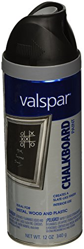 Valspar 465-68007 SP 12 oz Black Chalkboard Spray Paint