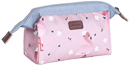 Portable Small Makeup Bag Women Travel Cosmetic Organizer Clutch Pouch Bag with Zipper