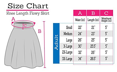 mid length flowy skirts