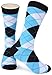 GALLERY SEVEN Men's Fun Dress Socks - Funky Colorful Socks for Men - 12 Pack (Chic Collection 10-13)