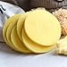 Facial Sponge Compressed,120 Count PVA Professional Makeup Removal Round Face Wash Sponges Spa Pads Exfoliating Cleansing for Women,Yellow
