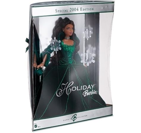 holiday barbie green velvet dress