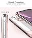VENA iPhone XR Glitter Case, vLove (Heart Shape, CornerGuard Protection) Dual Layer Slim Hybrid Clear Bumper Cover Designed for Apple iPhone XR (6.1