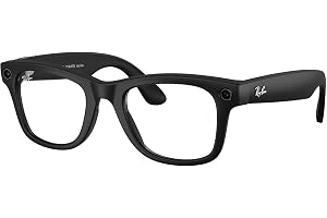 Meta Ray-Ban (Gen 2) Wayfarer Smart AI Glasses, Matte Black, Clear Lenses4.2 out of 5 stars 850$379.00