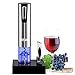 Deik Wine Opener, Electric Wine Opener with Foil Cutter, Bottle Opener for Wine, Stainless Steel, Corkscrew Electric for Rubber/Plastic Corks/Large Format Bottles, Rechargable and Quiet, 110V