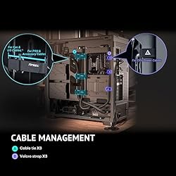 Antec Flux Pro, 6 x PWM Fans Included, High-Airflow