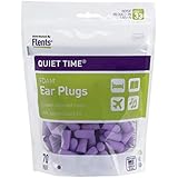 Flents Quiet Time Ear Plugs/Earplugs | 70 Pair Bonus Pack | NRR 33 | Made in The USA