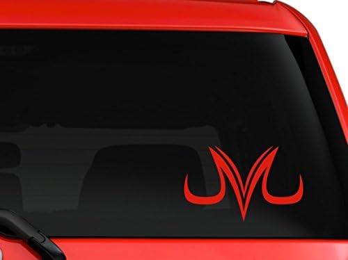 Maple Enterprise Vegeta Majin Dragon Character Symbol Car Window Vinyl Decal Sticker 6" RED
