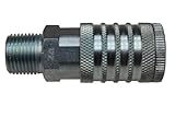 Coilhose Pneumatics 122 1/2-Inch Body Size, Coilflow Industrial Interchange Coupler, 1/2-Inch NPT, Male