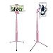 Selfie Stick Tripod 1.12M with Ring Light Remote Bluetooth for Live Stream Compatible for iPhone X/SE/6/6s/6 Plus/7/7 Plus/8/8 Plus/,Samsung 8/S8/S8 Plus,Nexus,LG,Moto and More(Pink)