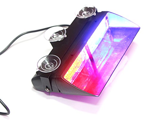 GutReise Red Blue 16W 16LED Car Truck Emergency Strobe Flash Police Warning Light Supper Bright