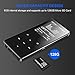 Mp3 Player,8GB Ultra Slim Portable Lossless Digital Audio Player with FM Radio/Voice Recorder/Video Play.Expandable Up to 128 GB(Metal Shell Touch Buttons)