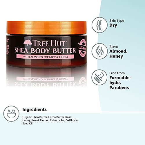 Tree Hut 24 Hour Intense Hydrating Shea Body Butter 7oz Hydrating