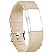 iGK Replacement Bands Compatible for Fitbit Charge 2, Adjustable Replacement Bands with Metal Clasp Classic Edition Champagne Small