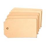 SLC's Natural Vegetable Tanned Leather Tag (25pk)