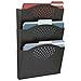 Safco Steel Three Pocket Letter Size Flush Mount Wall Rack 3172BL, Black Powder Coat Finish, Durable Commercial-Steel Construction