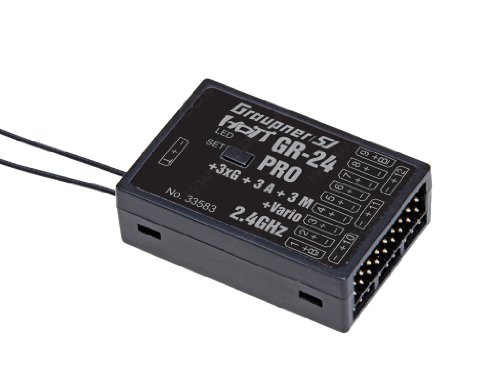 Graupner GR-24 PRO 3XG + 3A + 3M + Vario 12 HoTT Channel Receiver