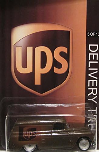 UPS 55' Chevy Panel Custom Hot Wheels Real Rider Rubber Wheels Limited Edition Collectible Die Cast Model Truck #5 of 10 Made