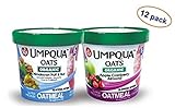 Umpqua Oats Organic Instant Oatmeal Variety Pack-Apple Cranberry Almond and Himalayan Fruit and Nut (12 pack)