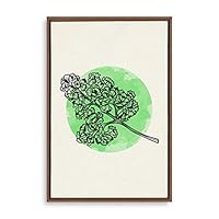 Framed Canvas Wall Art Modern Geometric Pattern Canvas Prints Home Artwork Decoration for Living Room,Bedroom - 16x24 inches