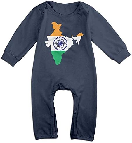 PMsunglasses India Map Flag Casual Baby Climbing Clothing Long Sleeve Garment