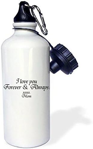 DCKLOIK L Love You Forever Aluminum Sports Water Bottle Gift 20 Ounce