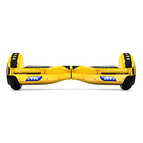 image for TopGain Bluetooth Hoverboard Chorme Self Balancing Scooter with Flashi
