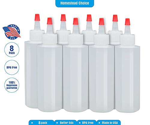 4 8+pack+Plastic+Squeeze+Condiment+Bottles