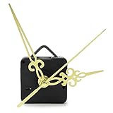 Mostsola Hands DIY Quartz Wall Clock Movement Mechanism Replacement Parts Kit (Gold)