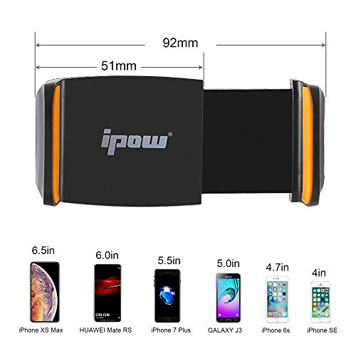 IPOW-Soporte-Smartphones-Mini-para-Rejilla-CDInstalar-Fcil-para-iPhone-455s66S-Plus77-Plus-Samsung-S7S6S5S4S3-Galaxy-S7S7-Edge-EdgeS6S6-Edge-Galaxy-Note-5-Nexus-6