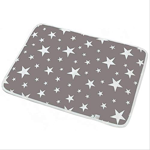 Baby Changing Mat- Portable Changing Pad to Change Diaper 19.7''x27.6'' Waterproof Sheet for Home Travel Bed Stroller Crib Car - Mattress Pad Cover for Boys and Girls (Starry Sky)