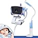 Baby Monitor Mount, Universal Infant Video Monitor Holder by Moonybaby, Baby Camera Shelf, Baby Monitor Stand, Flexible Camera Stand and Bendy Arm for Nursery, Fit for Most Baby Cameras