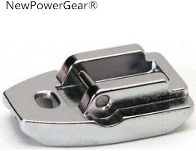 NewPowerGear Snap-On Concealed Zipper Foot Replacement for Sew Machine Brother ULT-2001, ULT-2002D, ULT-2003D DreamCreator VQ2400 Viking Huskystar C10 C20 E10 E20
