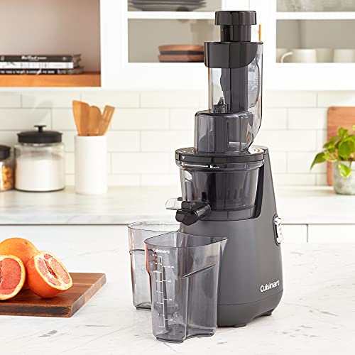 Cuisinart CSJ300 Easy Clean Slow Juicer, Black and Grey Pricepulse