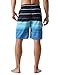 Nonwe Men's Beachwear Summer Holiday Swim Trunks Quick Dry Striped