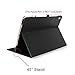 iPad Pro 9.7 Case, BoriYuan Vintage Genuine Leather Slim Folio Flip Stand Smart Cover for Apple iPad Pro 9.7 Inch with Magnetic Sleep/Wake Function, Black