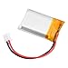 uxcell Power Supply 3.7V 300mAh 2P PH 2.0mm Pitch Li-ion Rechargeable Lithium Polymer Li-Po Battery