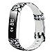Baaletc Cute Rubber Replacement Accessory Watch Band/Wristband Bracelet Strap with Stainless Steel Buckle for Fitbit Alta, Fitbit Alta HR Fitness Trackers, One Size