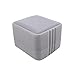 NUOLUX Ring Boxes Small Square Velvet Ring Box Jewelry Storage for Wedding (Grey)